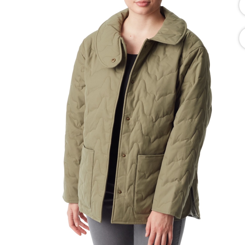 Bass Outdoor Medium Olive Quilted Jacket